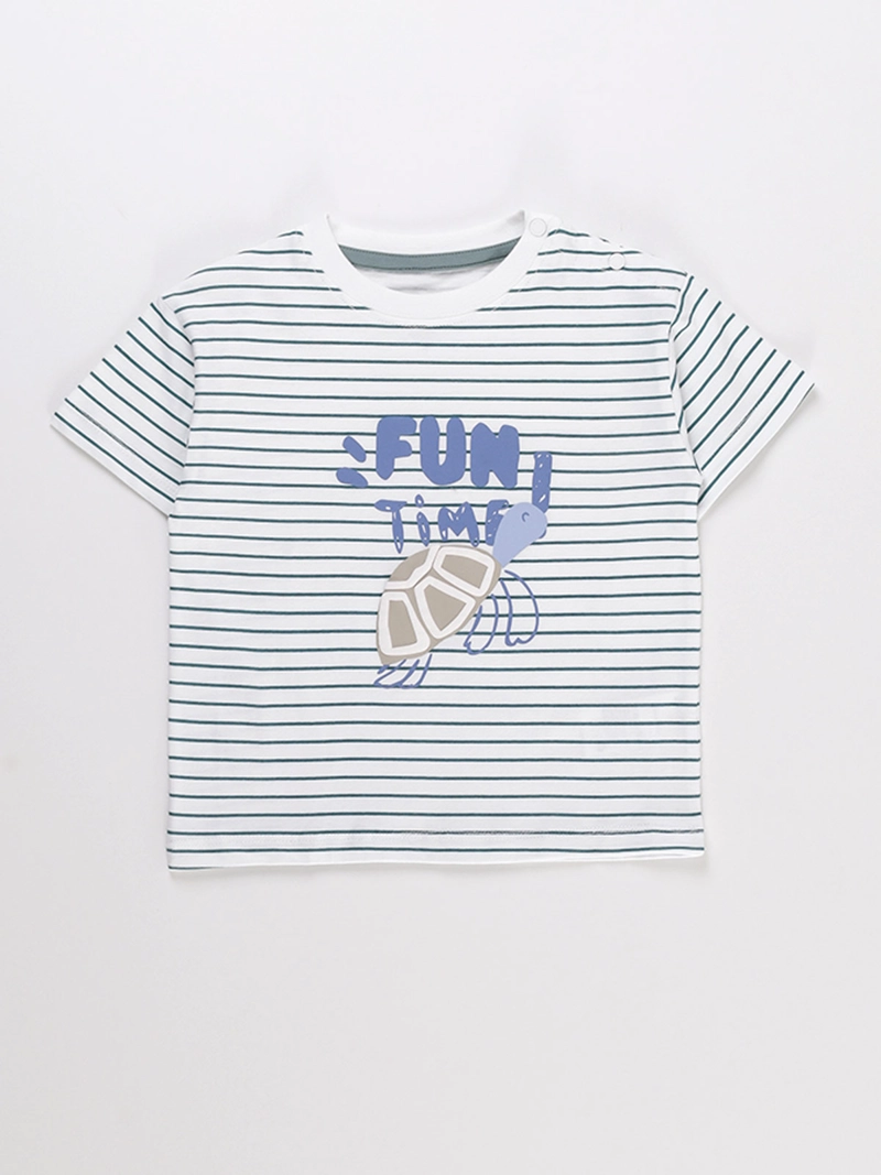 POLERA NIÑO BABY HARVEST RAYAS