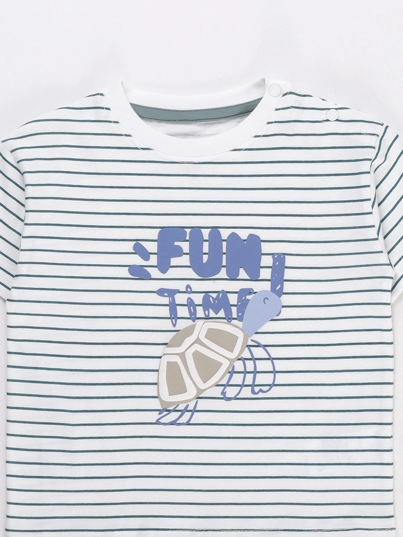 POLERA NIÑO BABY HARVEST RAYAS - 3
