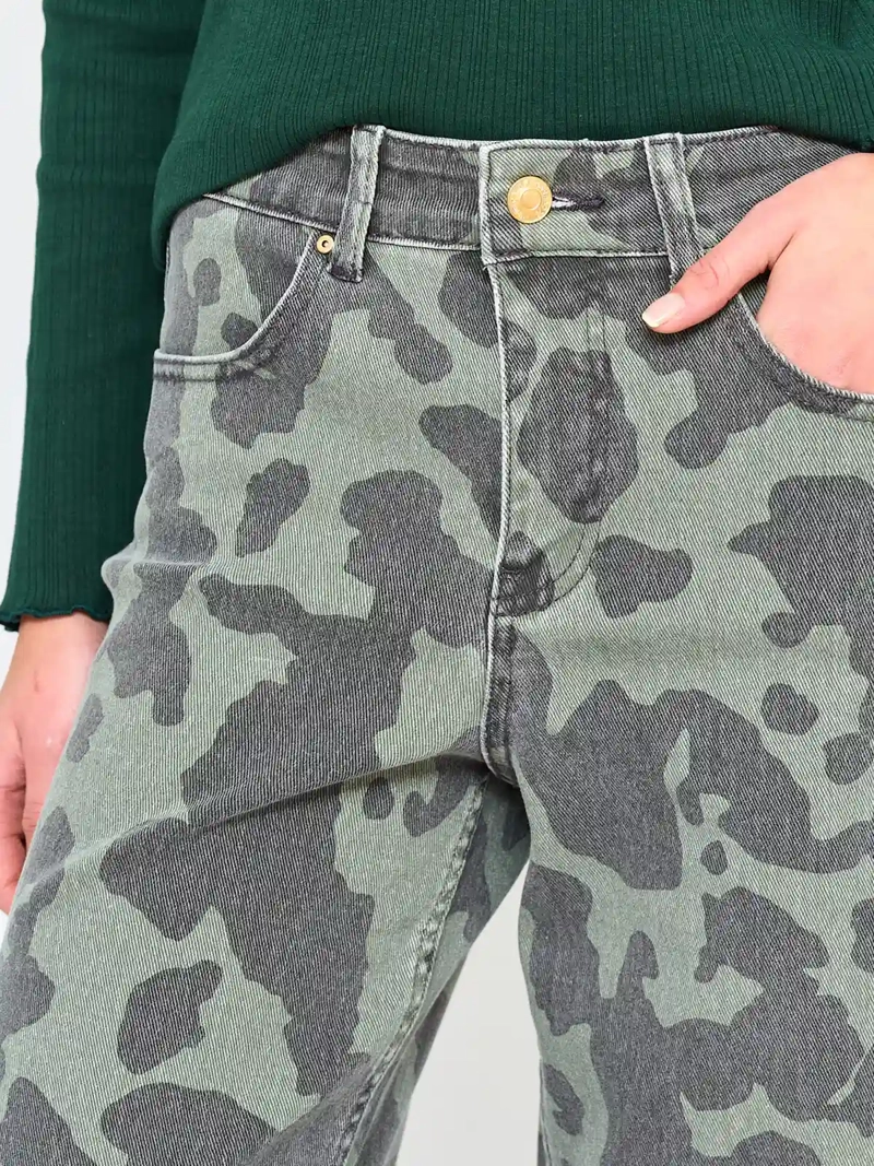 JEANS MUJER BARBADOS PRINT ALGODÓN  - 4