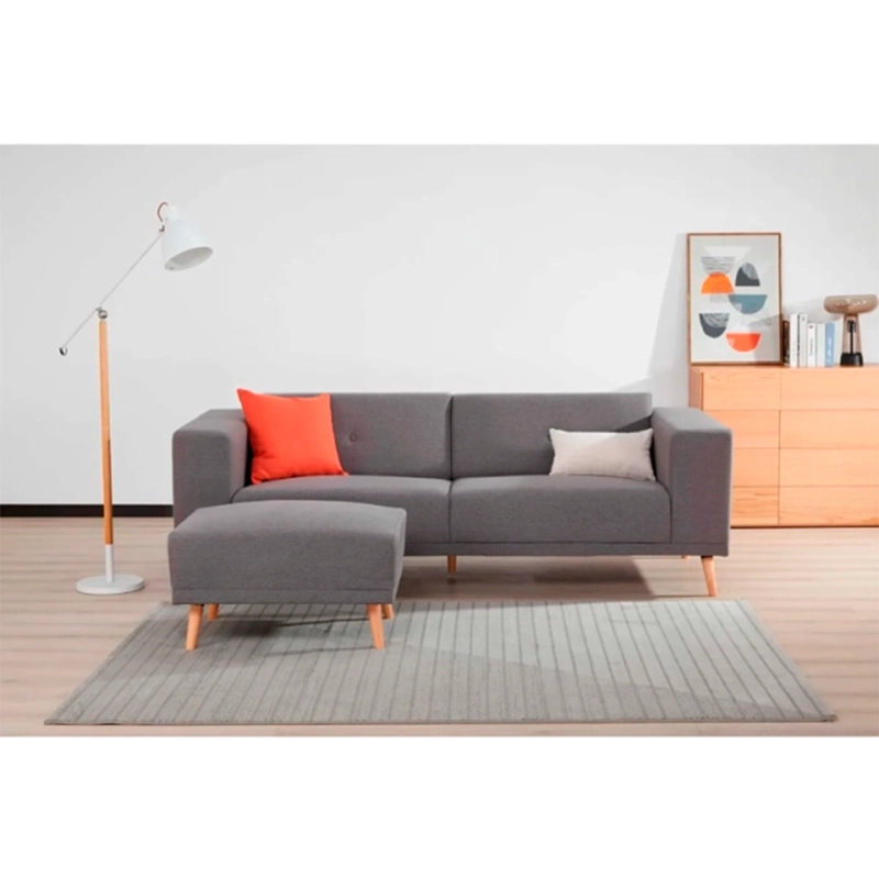SOFÁ RIPLEY HOME MARÍA + PUFF GRIS - 10