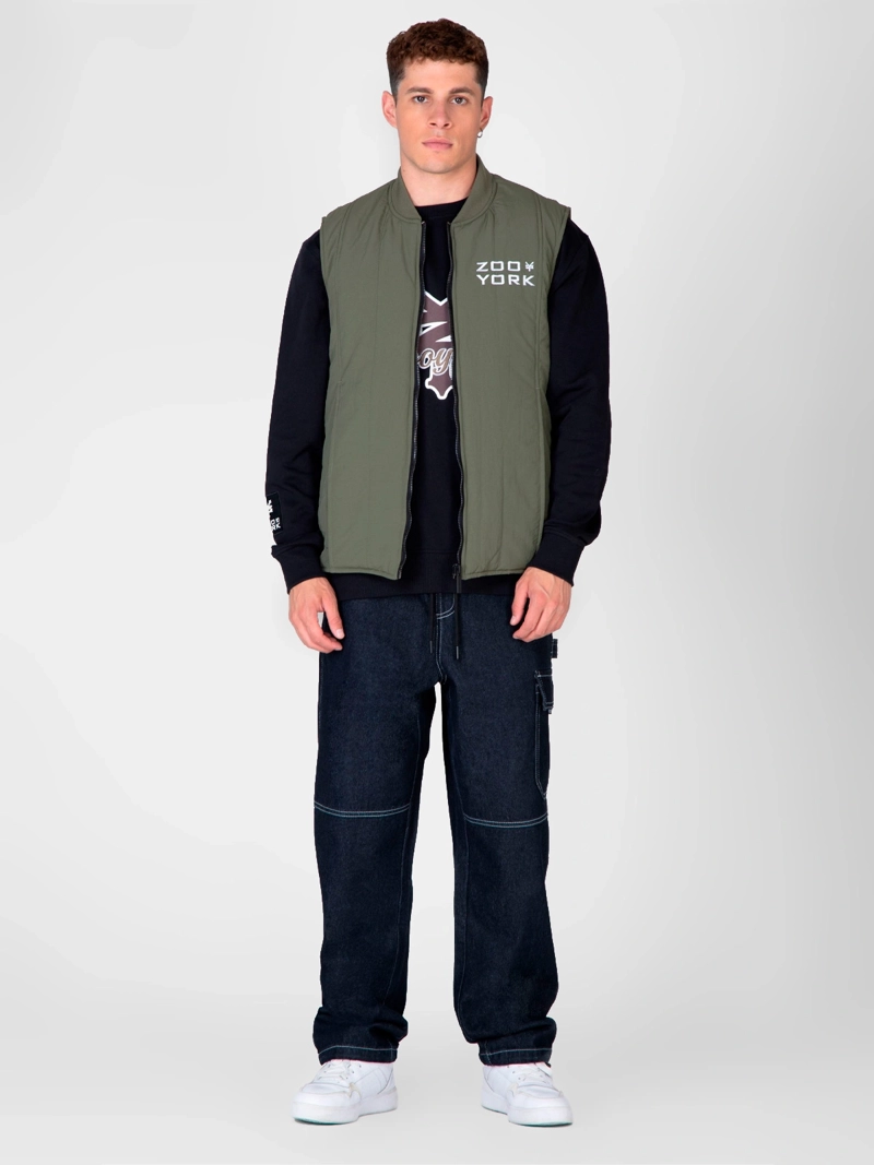 PARKA HOMBRE ZOO YORK SIN MANGAS ESTILO URBANO - 5