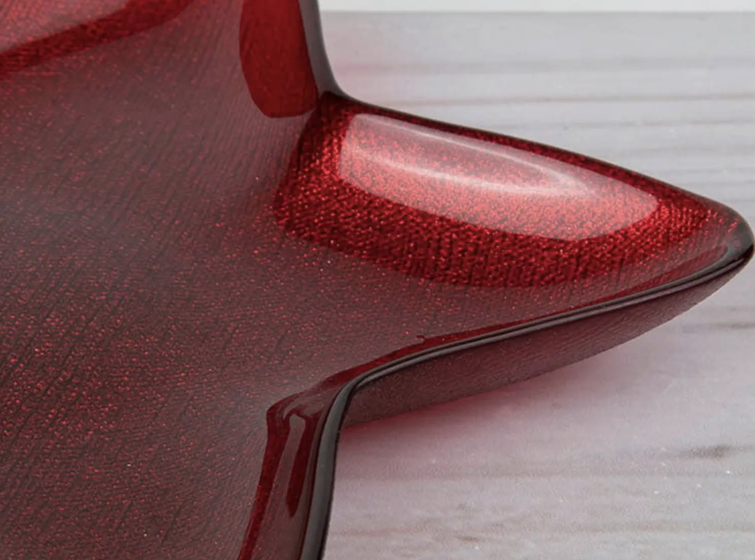 ADORNO RIPLEY HOME ESTRELLA GLITTER L ROJA - 2