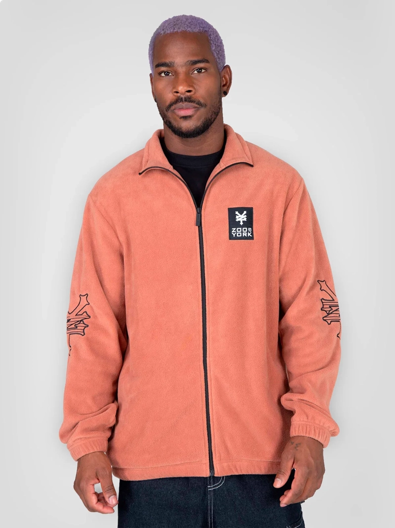 POLERÓN HOMBRE ZOO YORK FULL ZIPPER CON DISEÑO URBANO - 1