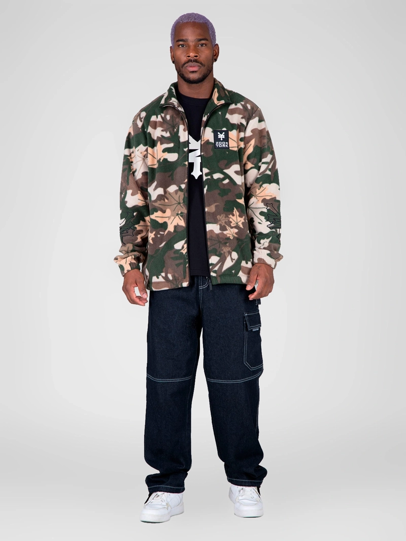 POLERÓN HOMBRE ZOO YORK FULL ZIPPER CON DISEÑO URBANO - 4
