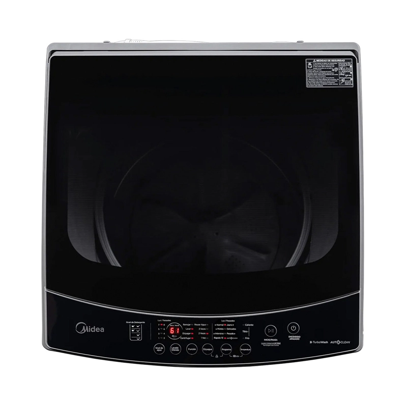 LAVADORA CARGA SUPERIOR MIDEA MLS-155GE04N 15.5KG GRAFITO - 7