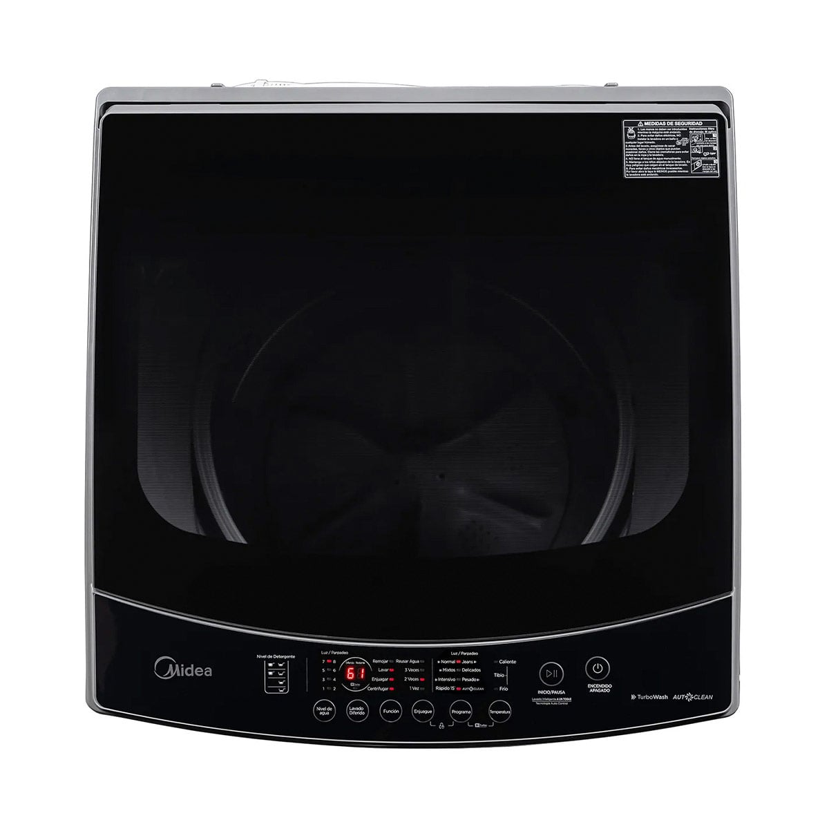 LAVADORA CARGA SUPERIOR MIDEA MLS-135GE04N 13.5KG GRAFITO - 7