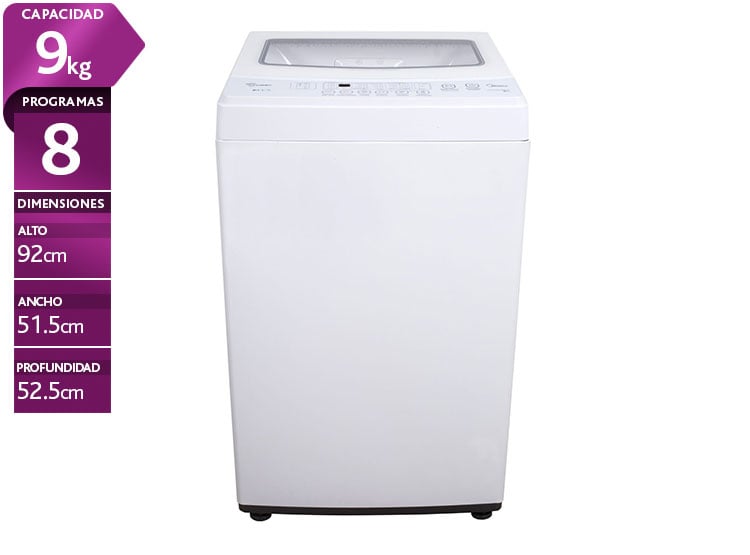 LAVADORA MIDEA 9 KG CARGA SUPERIOR MLS-090BE04N - 1