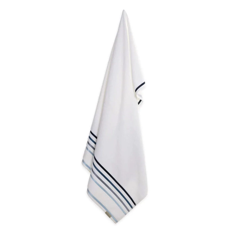 TOALLA SÁBANA KARSTEN LUMINA 86X150 CM BLANCO/AZUL - 3