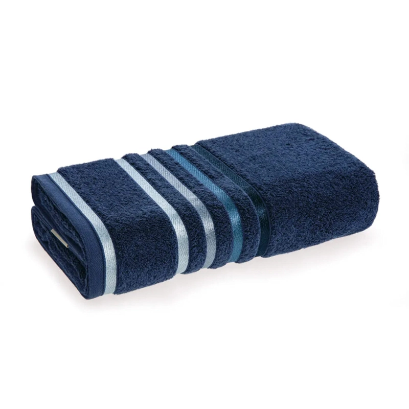 TOALLA DE BAÑO KARSTEN LUMINA 70X140 CM AZUL - 1