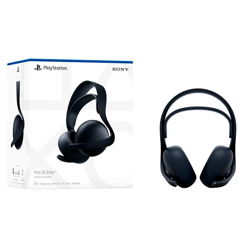 AUDÍFONOS SONY OVER EAR PULSE ELITE PS5 MIDNIGHT BLACK BLUETOOTH - 8