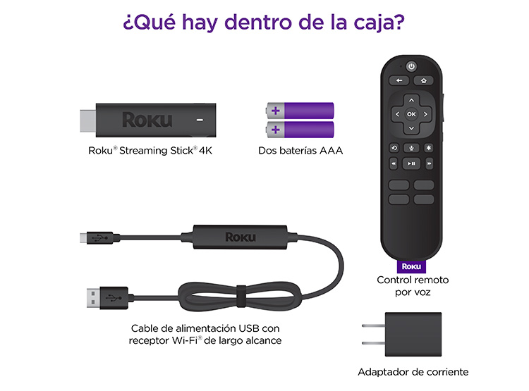 DISPOSITIVO DE STREAMING ROKU 4K STREAMING STICK REFABRICADO - 6