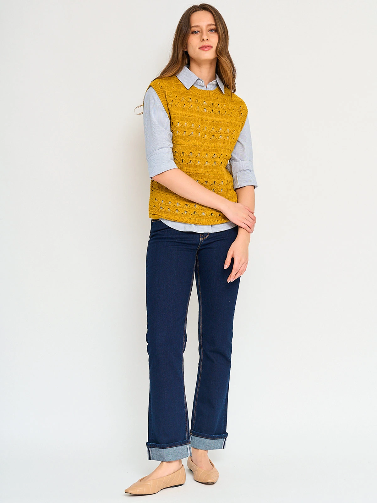 SWEATER MUJER REGATTA SIN MANGAS CALADO - 4