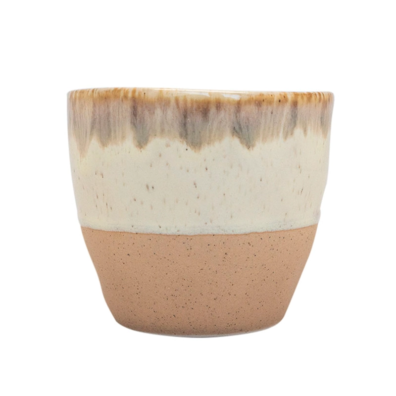 SET X4 VASOS WAYU CERÁMICA BEIGE - 2