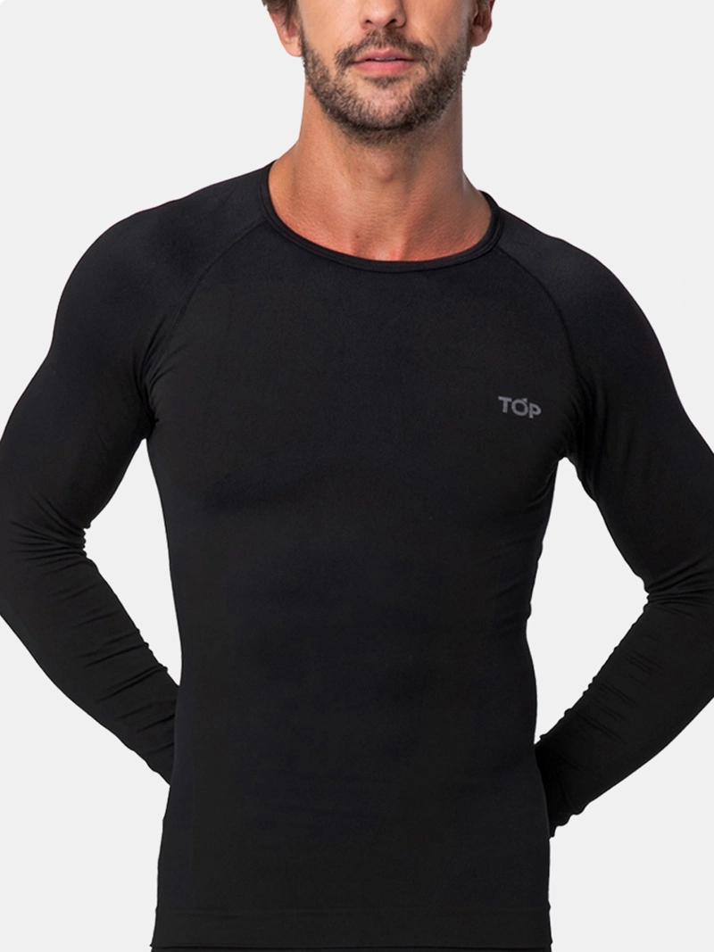CAMISETA HOMBRE TOP NEGRO 186M25C1 - 1