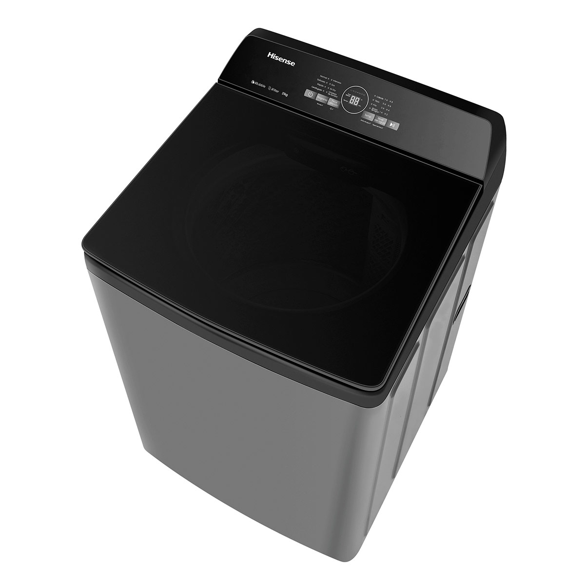LAVADORA CARGA SUPERIOR HISENSE WT3I2123UT 21KG GRIS - 12