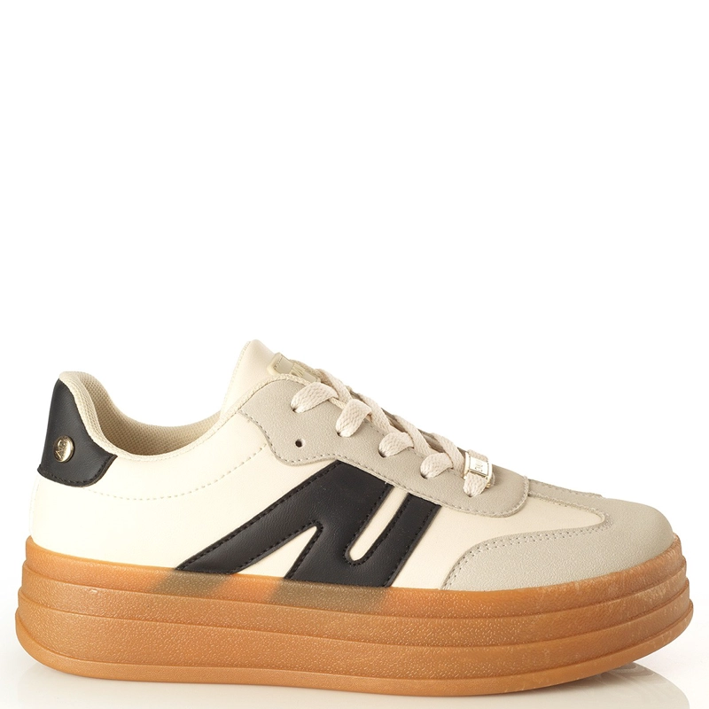 ZAPATILLAS MUJER VIA UNO CASUAL NEGRO 22641702  - 1
