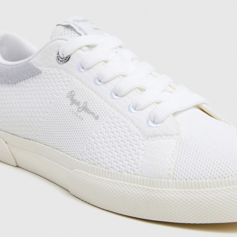 ZAPATILLAS MUJER PEPE JEANS LONDON URBANO GRIS KENTON KNIT - 5