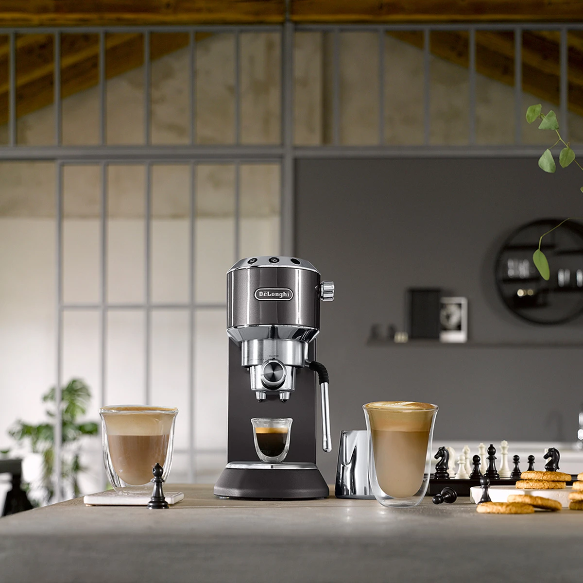 CAFETERA DELONGHI HIDROPRESIÓN DEDICA ARTE PLATA Plata, foto 6