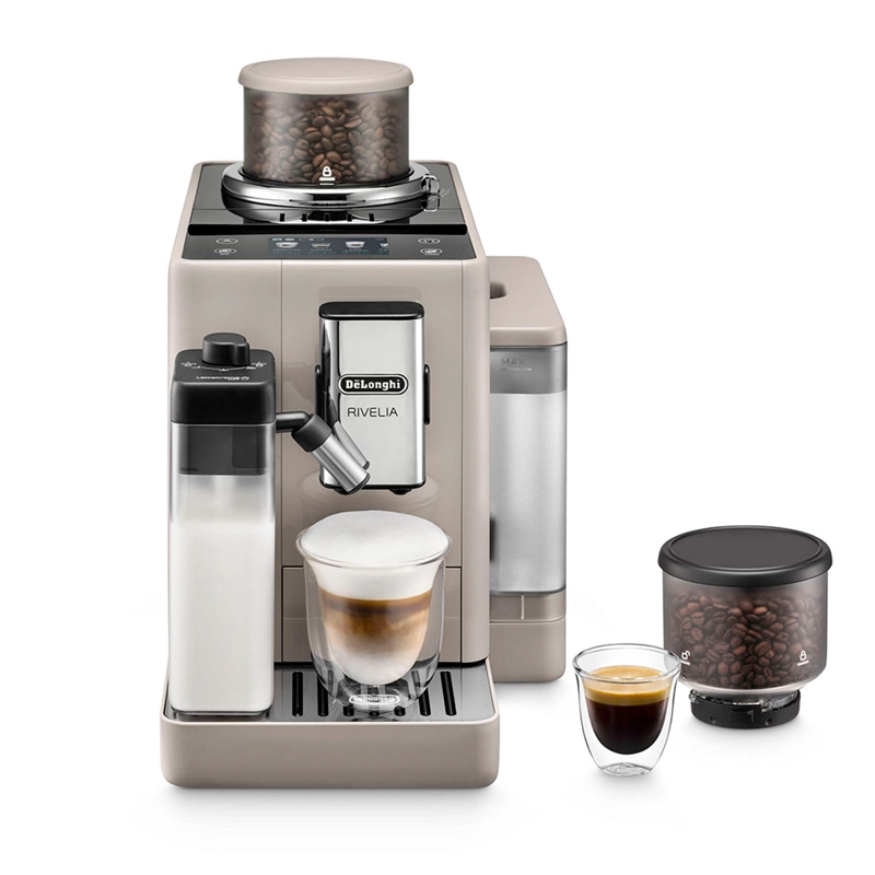 CAFETERA DELONGHI SUPER AUTOMÁTICA RIVELIA BEIGE - 1