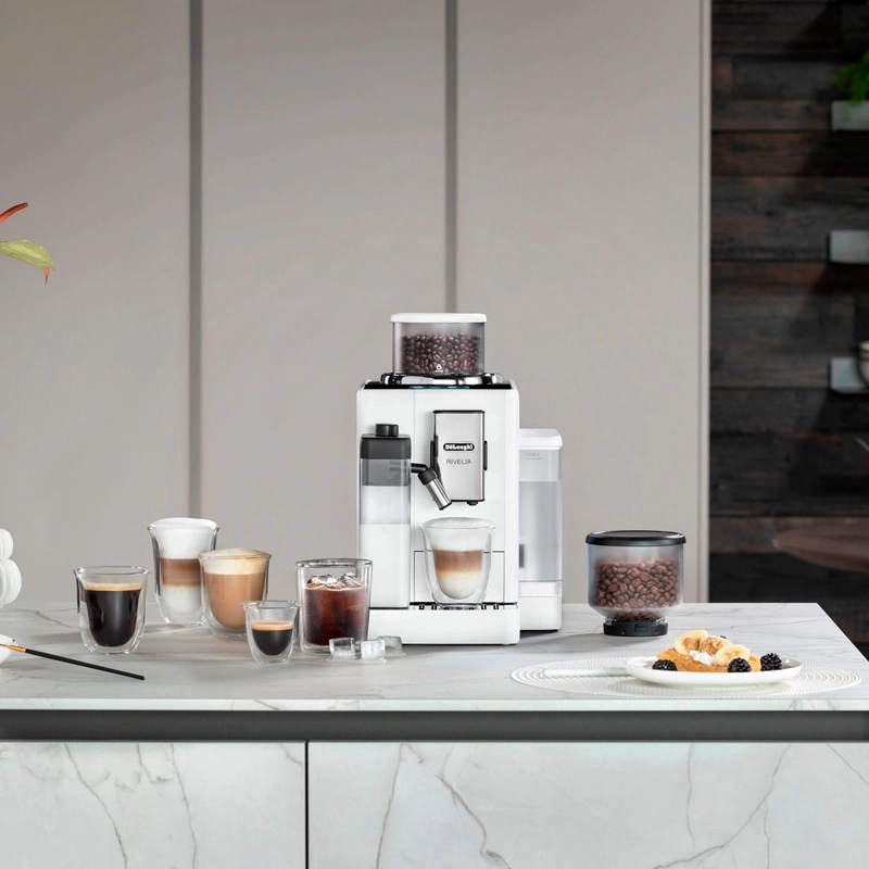 CAFETERA DELONGHI SUPER AUTOMÁTICA RIVELIA BLANCO - 5