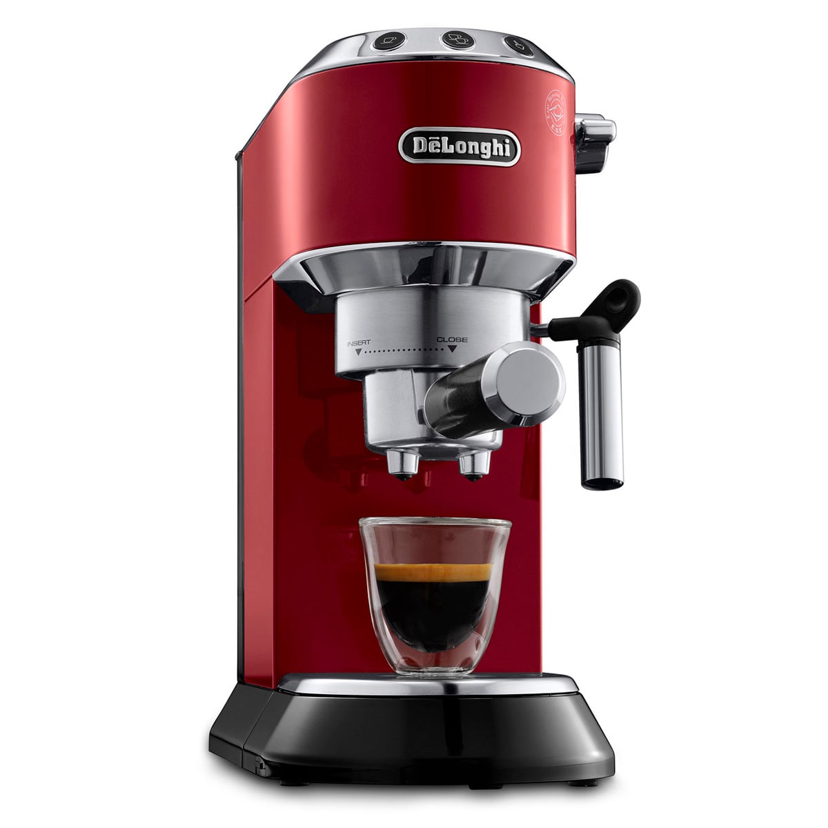 CAFETERA DELONGHI HIDROPRESIÓN DEDICA STYLE ROJO - 1