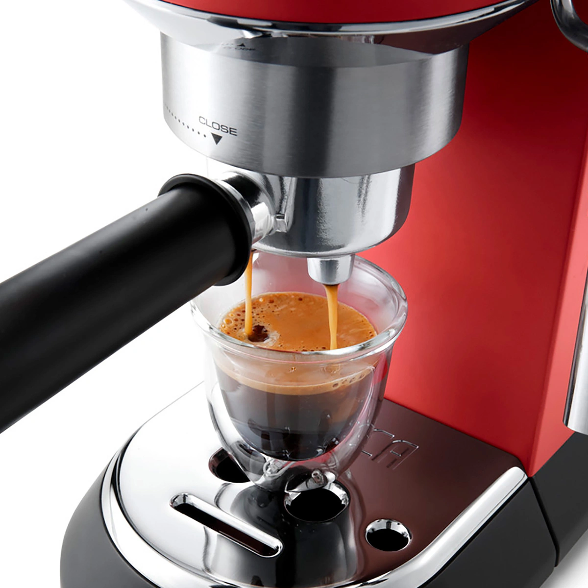 CAFETERA DELONGHI HIDROPRESIÓN DEDICA STYLE ROJO - 5