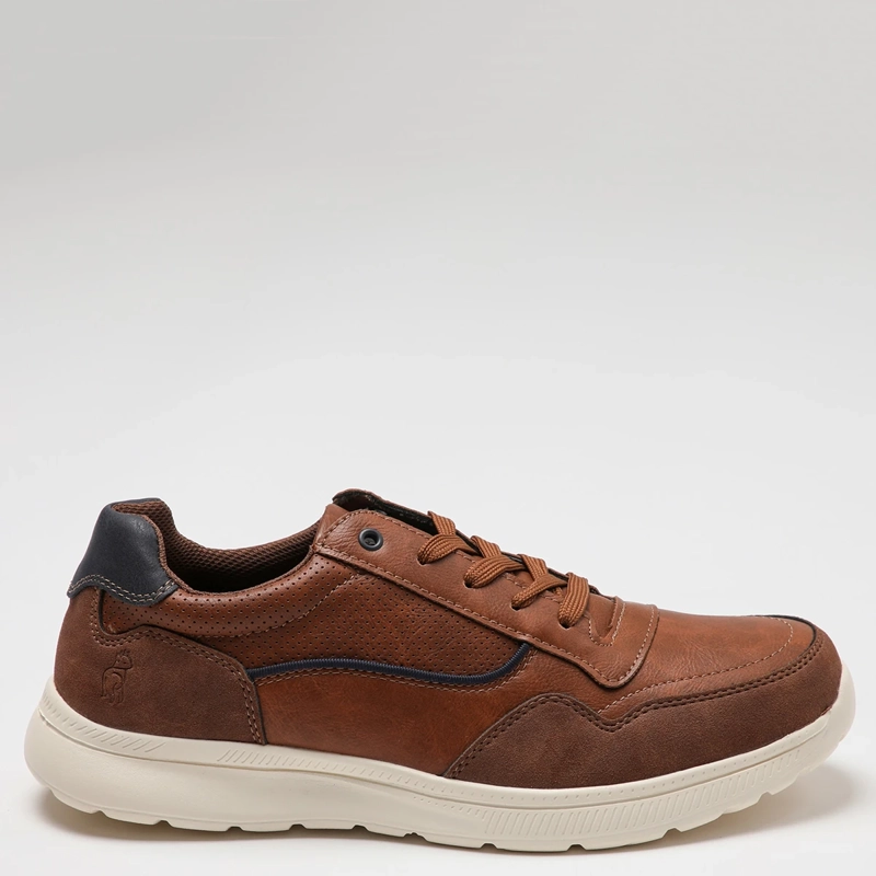ZAPATILLAS HOMBRE JARMAN CASUALES CAFÉ HS23348  - 1