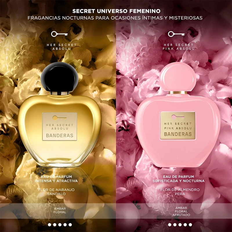 PERFUME ANTONIO BANDERA HER SECRET PINK ABSOLU MUJER EDP 80ML - 6