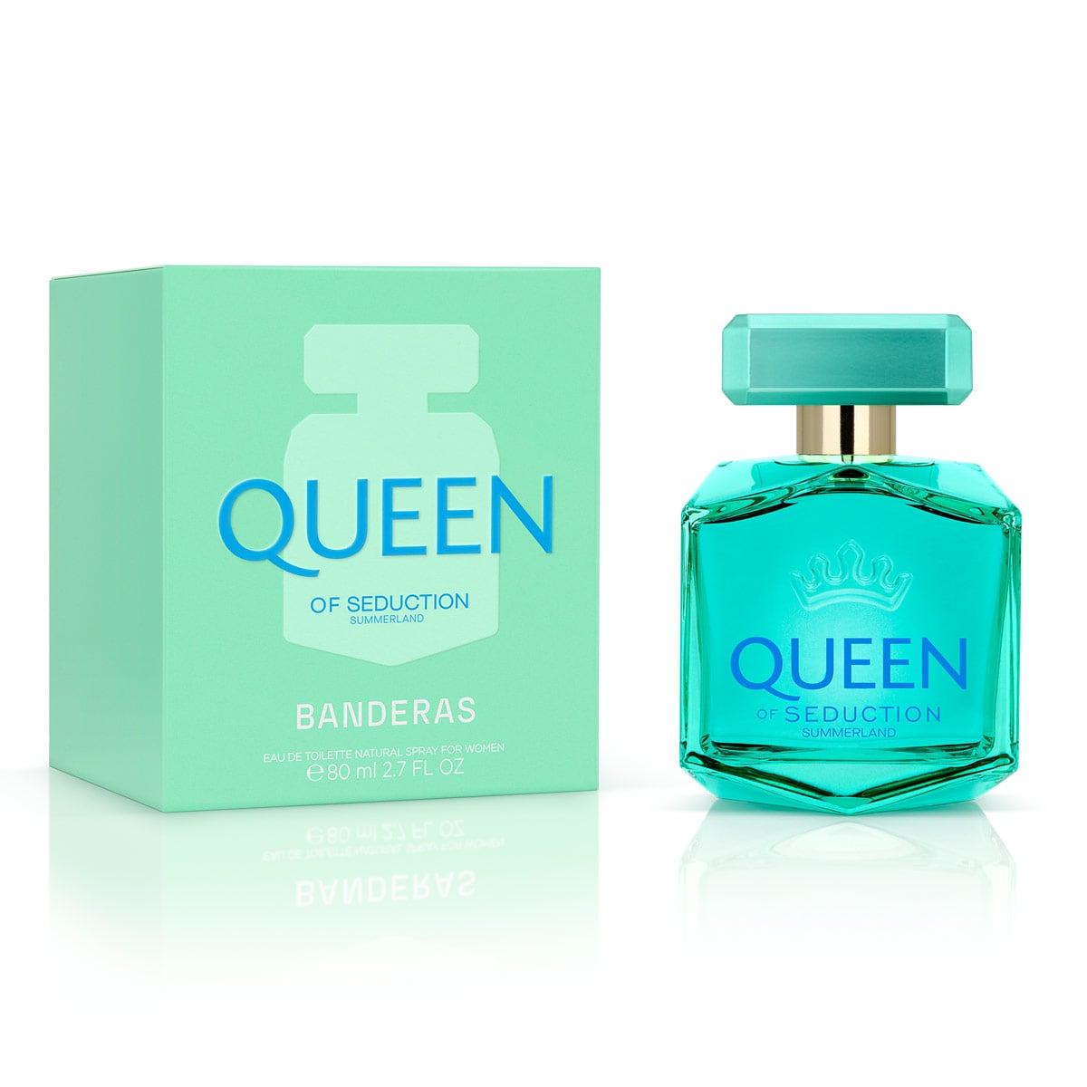PERFUME BANDERAS QUEEN OF SEDUCTION SUMMERLAND MUJER EDT 80 ML - 2