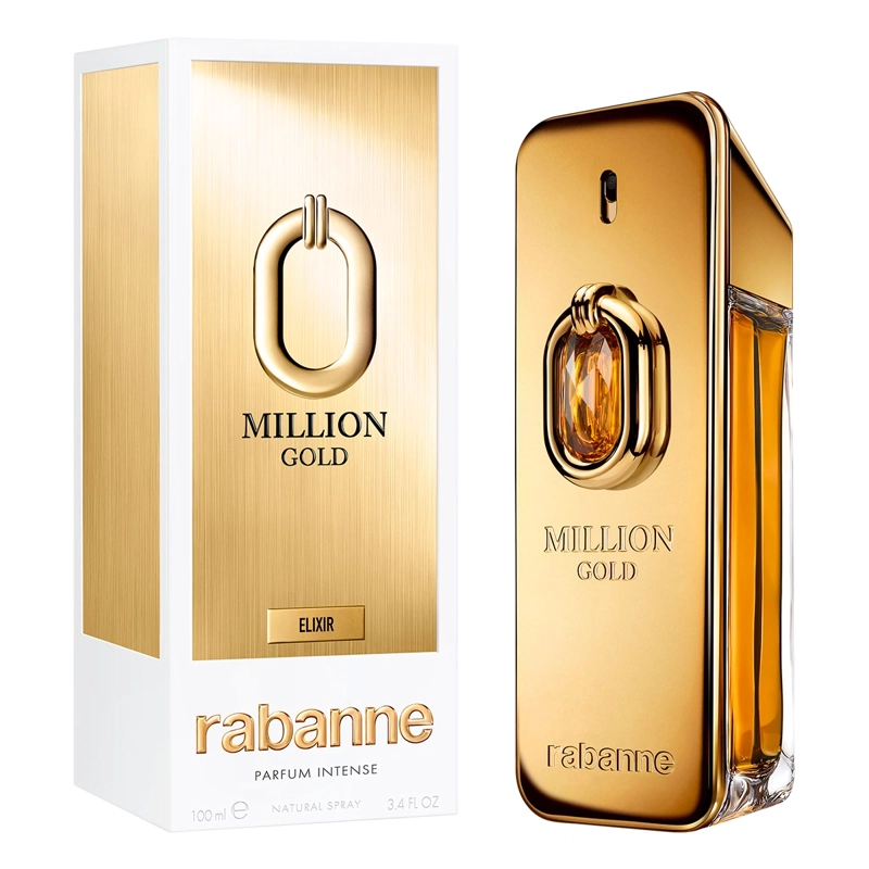 PERFUME RABANNE HOMBRE 100 ML MILLION GOLD ELIXIR PARFUM INTENSE - 2