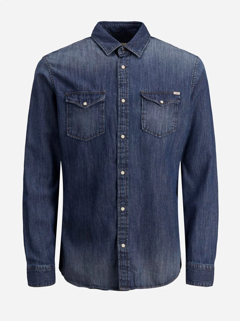 CAMISA HOMBRE JACK & JONES MANGA LARGA - 4