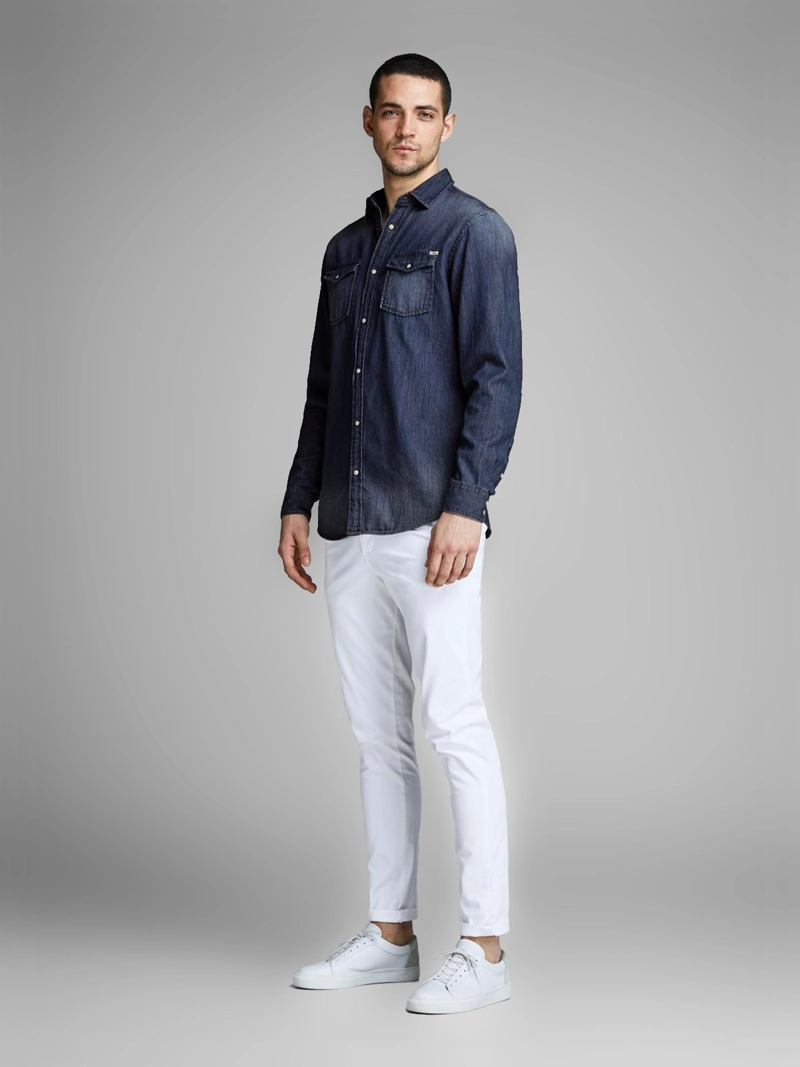 CAMISA HOMBRE JACK & JONES MANGA LARGA - 6
