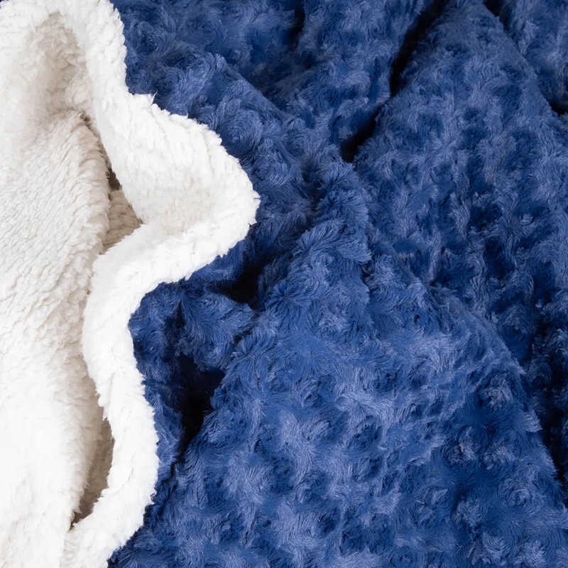 MANTA DORAL OUTBOSS DELUXE 152 X 127 CM SHERPA AZUL - 3