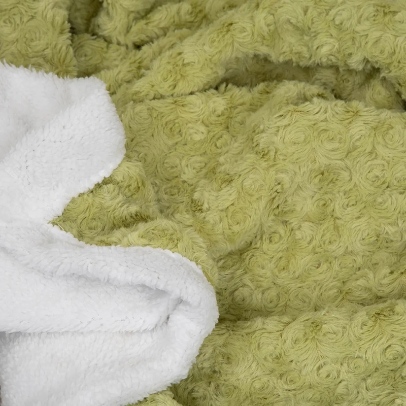 MANTA DORAL OUTBOSS DELUXE 152 X 127 CM SHERPA VERDE - 3