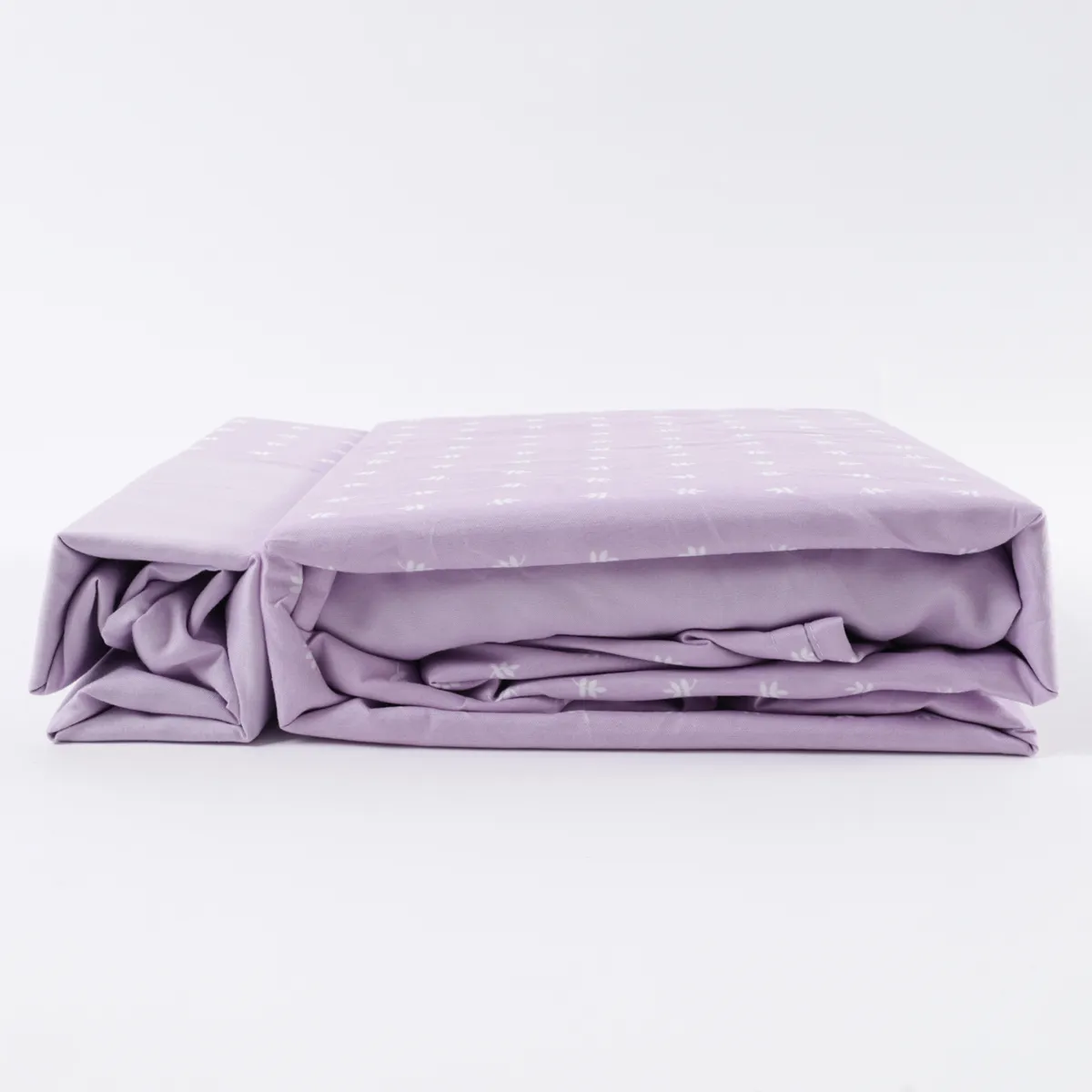 JUEGO DE SÁBANAS RIPLEY HOME ESTAMPADA 4 SHAMS KING HOJAS LILA - 2