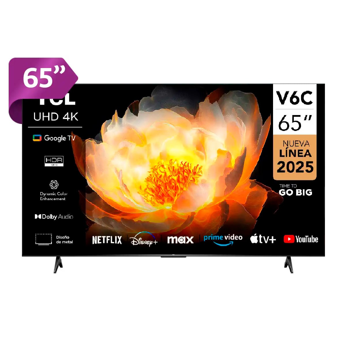 SMART TV TCL LED 4K UHD 65” V6C - 1