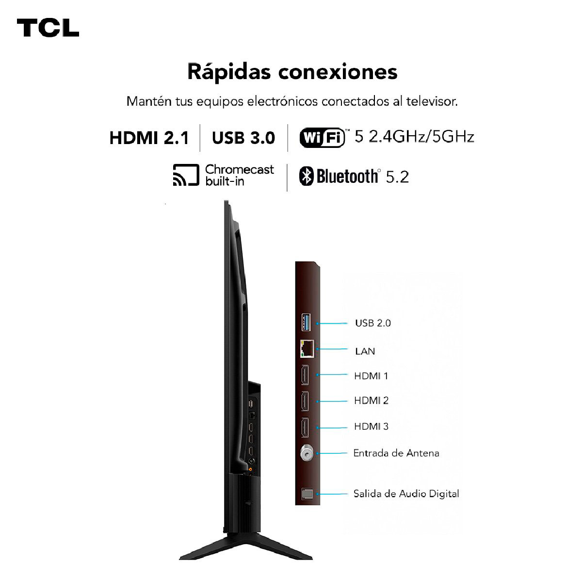SMART TV TCL LED 4K UHD 65” V6C - 10