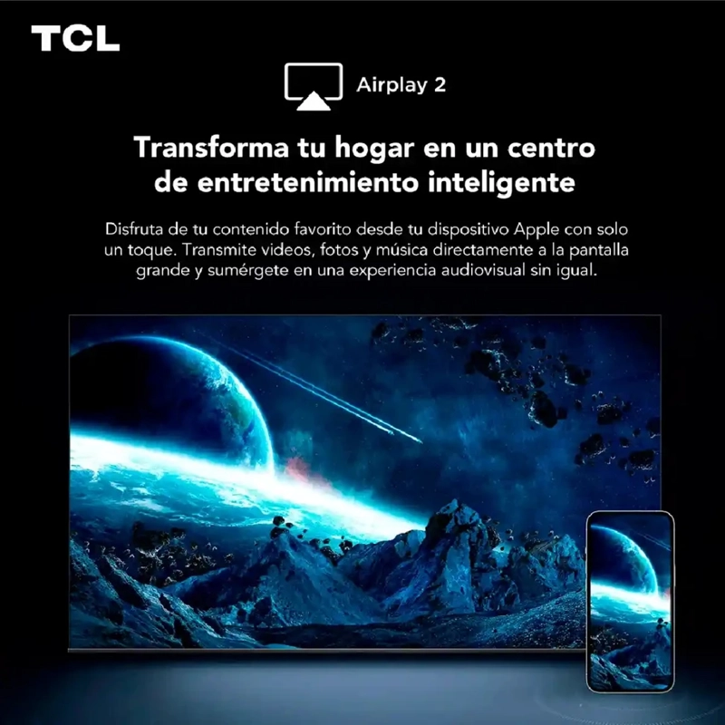 SMART TV TCL QLED MINI LED 4K UHD 65” C6K - 12