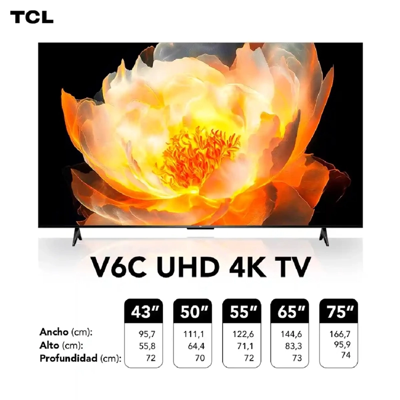SMART TV TCL LED 4K UHD 75” V6C - 11