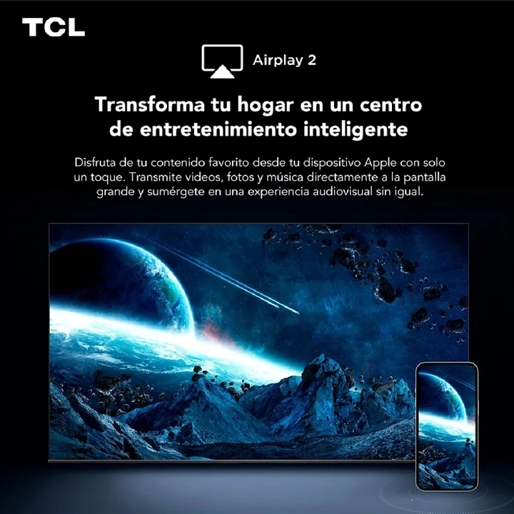 SMART TV TCL QLED MINI LED 4K UHD 75” C6K - 12