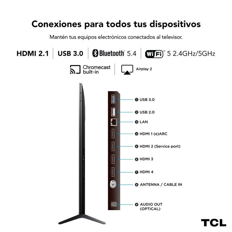 SMART TV TCL QLED MINI LED 4K UHD 75” C6K - 15