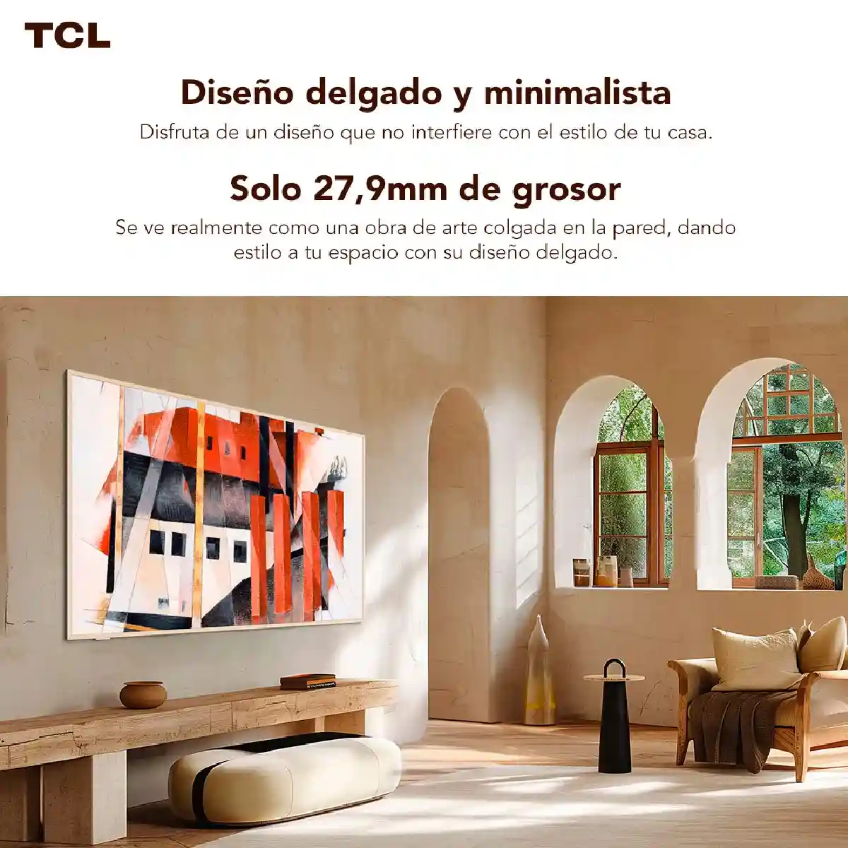 SMART TV ART TCL QLED 4K UHD 85” 85A300W - 3