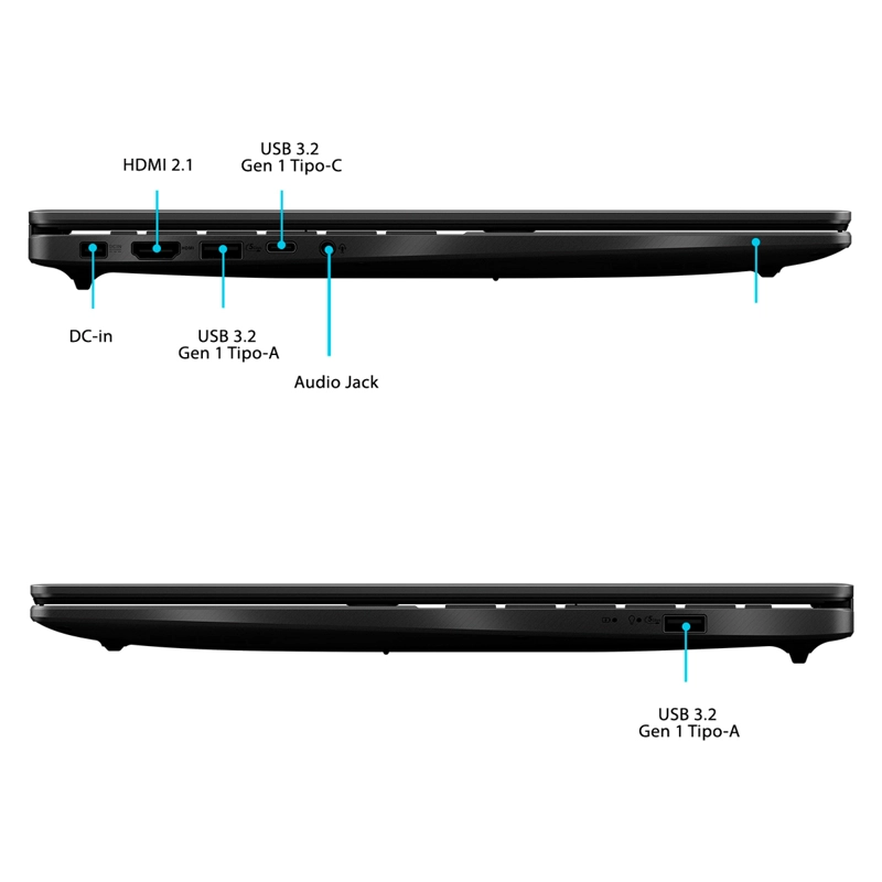 NOTEBOOK ASUS V16 GAMING V3607VU-RP222W INTEL CORE 7 16GB RAM 512GB SSD NVIDIA RTX4050 16" - 6