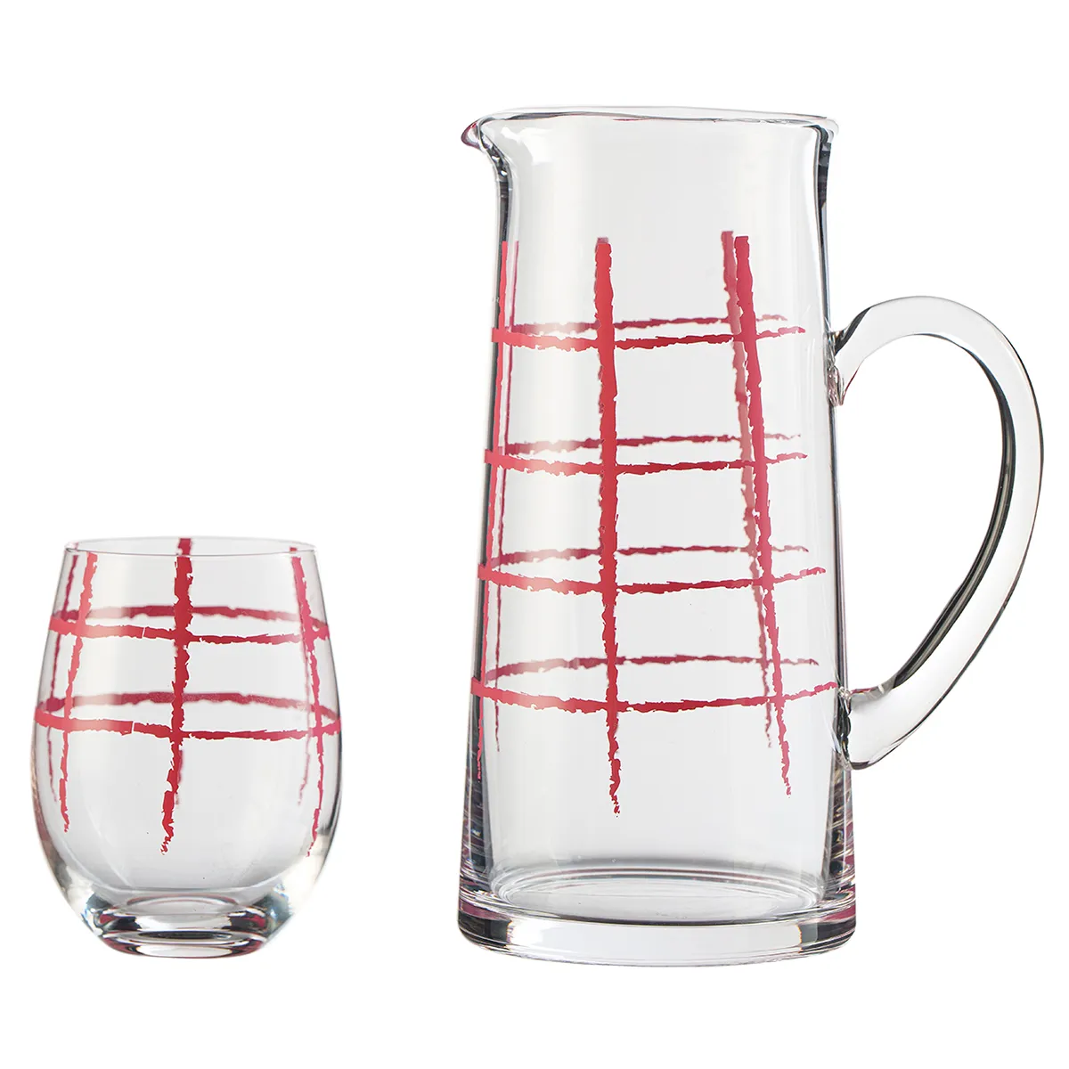 SET JARRA + 6 VASOS RIPLEY HOME FRESA - 2