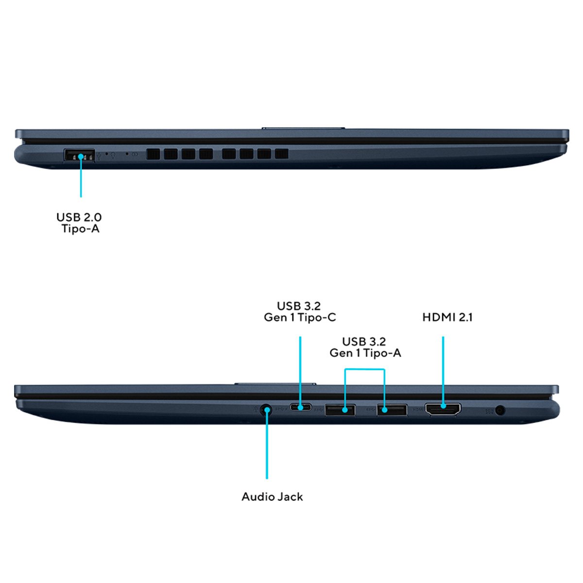 NOTEBOOK ASUS VIVOBOOK 15 X1502VA-NJ799W INTEL CORE I7 16 GB RAM 512 GB SSD 15.6" - 7