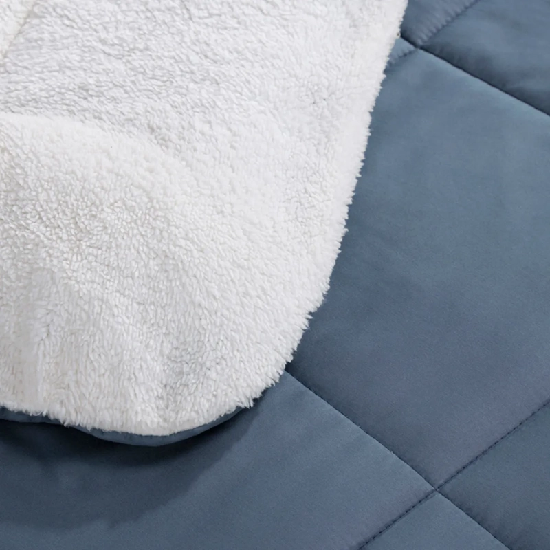 PLUMÓN ANDES CLASSIC 1.5 PLAZAS AZUL LISO - 2
