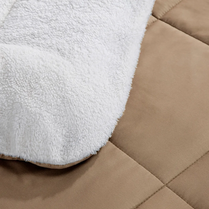 PLUMÓN ANDES CLASSIC 2 PLAZAS TAUPE LISO - 2