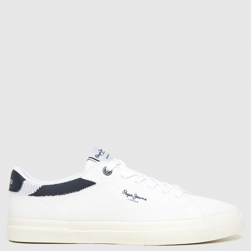 PEPE JEANS ZAPATILLAS HOMBRE PEPE JEANS LONDON URBANO BLANCO KENTON KNIT
