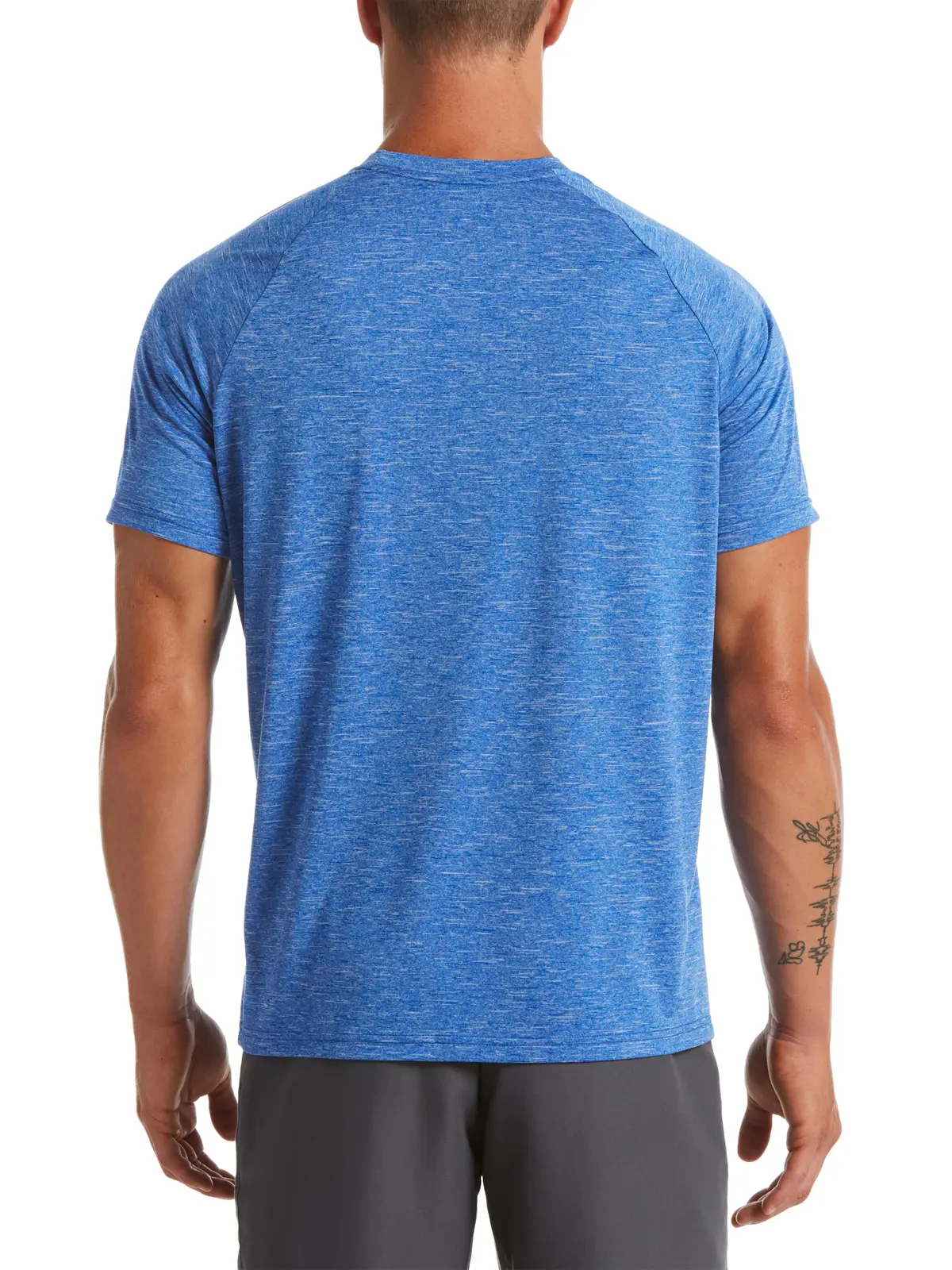 POLERA HOMBRE NIKE NESSA589-494 AZUL MANGA CORTA HYDROGUARD - 3