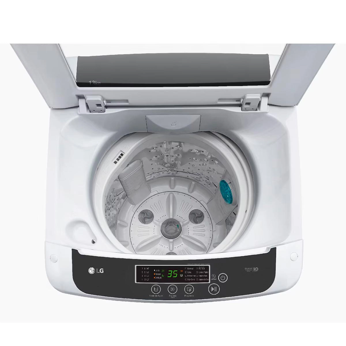LAVADORA CARGA SUPERIOR LG WT13WPBPK 13KG BLANCO - 5